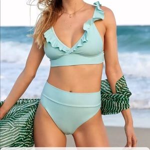 Aerie Pink High Waisted Bikini